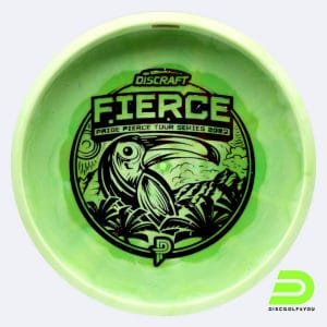 Discraft Fierce - Paige Pierce Tour Series 2023 in light-green, esp plastic and bottomprint/burst effect