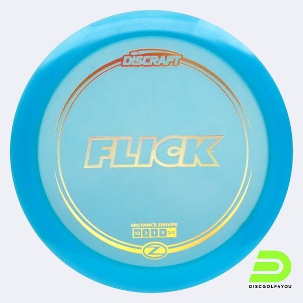 Discraft Flick in turquoise, z-line plastic
