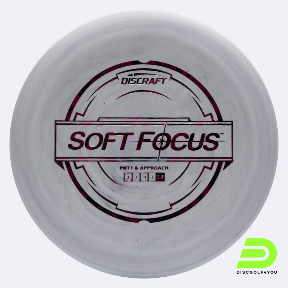 Discraft Focus in grey, soft putter line plastic