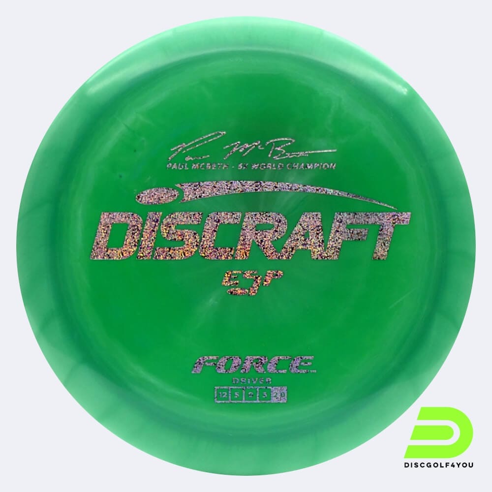 Discraft Force - Paul McBeth Signature Series in light-green, esp plastic