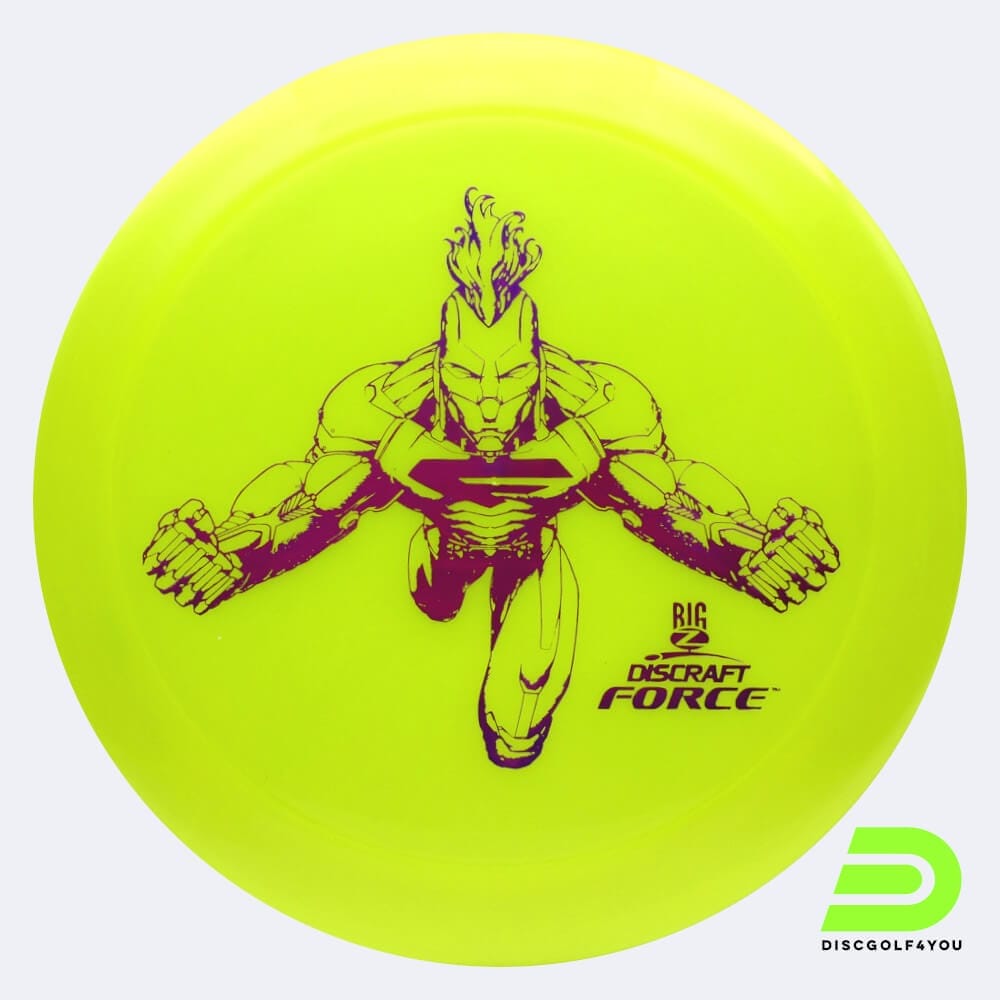 Discraft Force in yellow, big z plastic