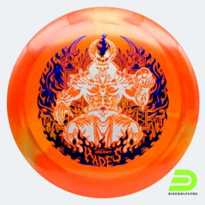 Discraft Hades Ledgestone Edition in classic-orange, z swirl plastic