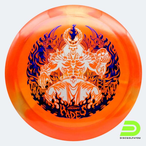 Discraft Hades Ledgestone Edition in orange, im Z Swirl Kunststoff und ohne Spezialeffekt