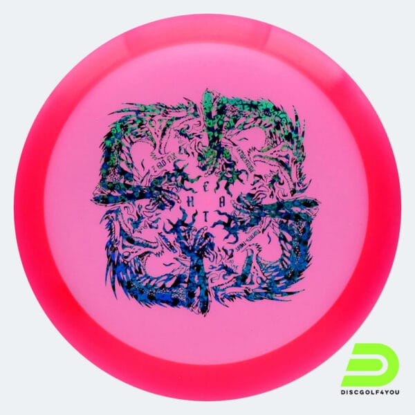 Discraft Heat 2023 Ledgestone Edition in pink, z glo flx plastic