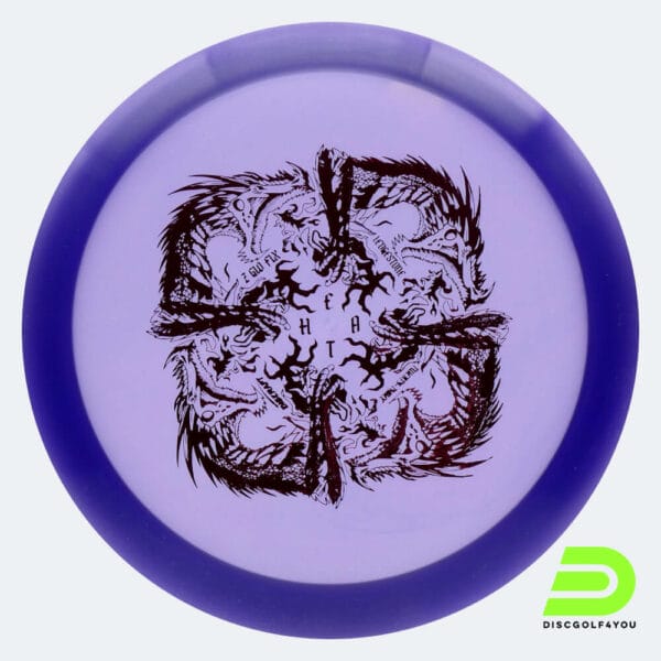 Discraft Heat 2023 Ledgestone Edition in purple, z glo flx plastic