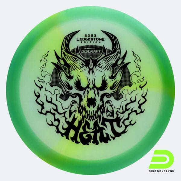 Discraft Heat 2023 Ledgestone Edition in hellgrün, im Z Swirl Kunststoff und ohne Spezialeffekt