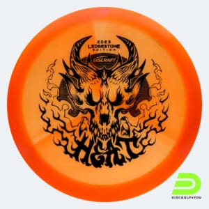 Discraft Heat 2023 Ledgestone Edition in orange, im Z Swirl Kunststoff und ohne Spezialeffekt