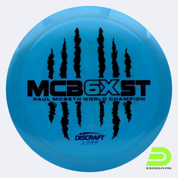 Discraft Heat - McBeth 6x Claw in blau, im ESP Kunststoff und ohne Spezialeffekt