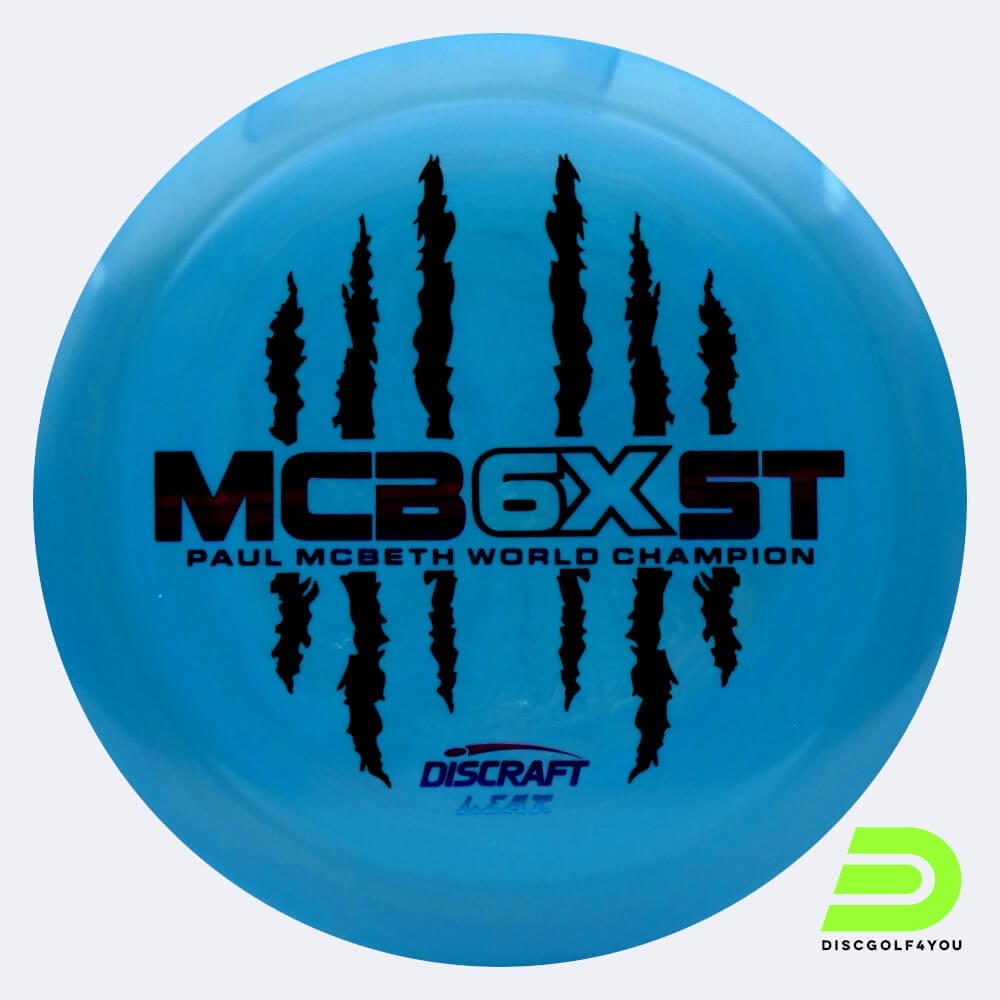 Discraft Heat - McBeth 6x Claw in blau, im ESP Kunststoff und ohne Spezialeffekt