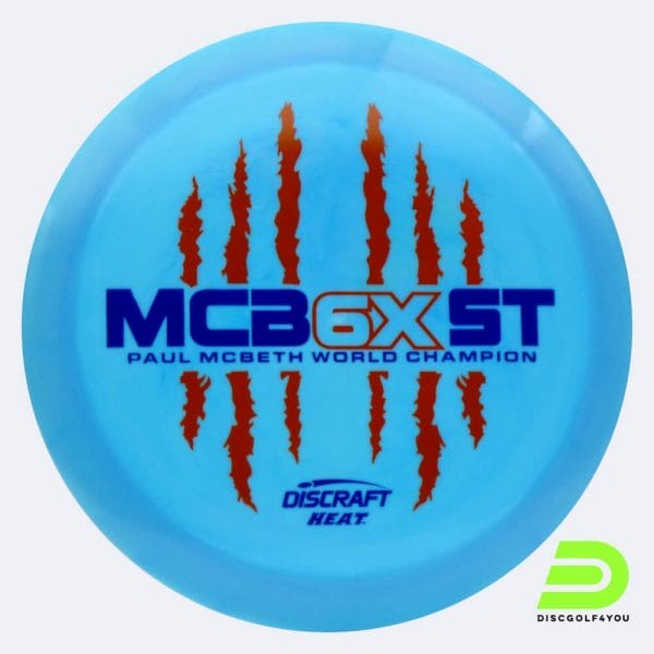 Discraft Heat - McBeth 6x Claw in hellblau, im ESP Kunststoff und ohne Spezialeffekt