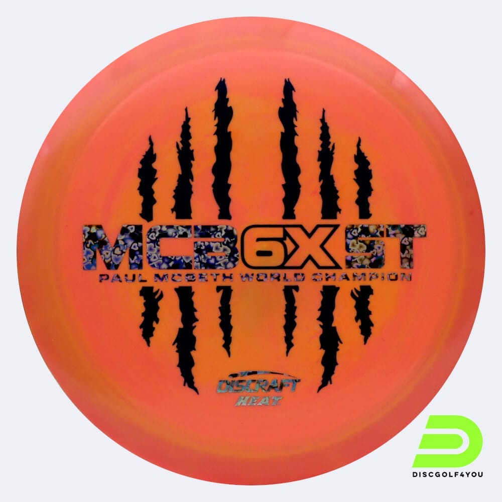 Discraft Heat - McBeth 6x Claw in orange, im ESP Kunststoff und ohne Spezialeffekt