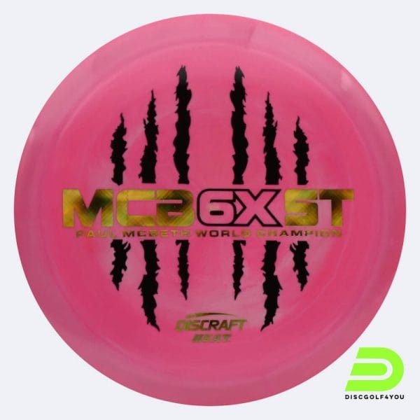 Discraft Heat - McBeth 6x Claw in pink, esp plastic