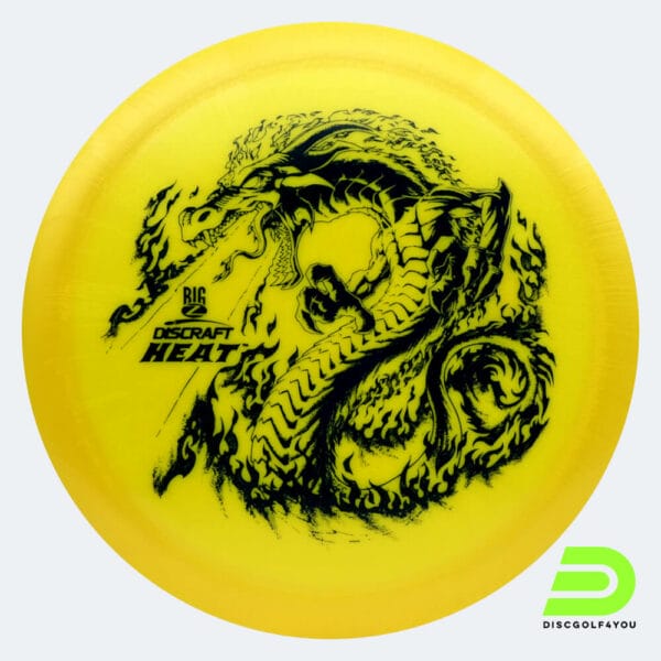 Discraft Heat in yellow, big z plastic