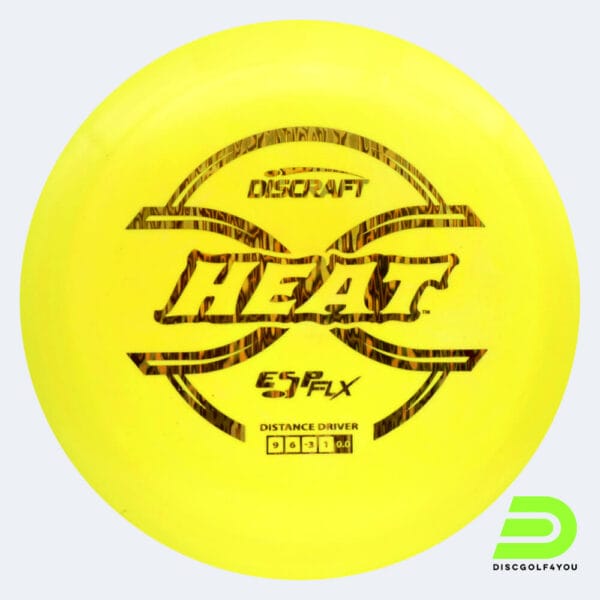 Discraft Heat in gelb, im ESP FLX Kunststoff und ohne Spezialeffekt