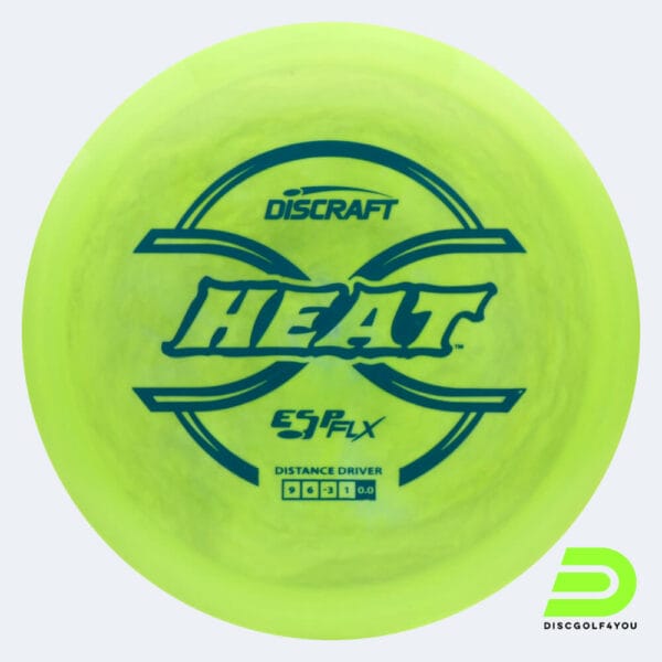 Discraft Heat in grün, im ESP FLX Kunststoff und ohne Spezialeffekt