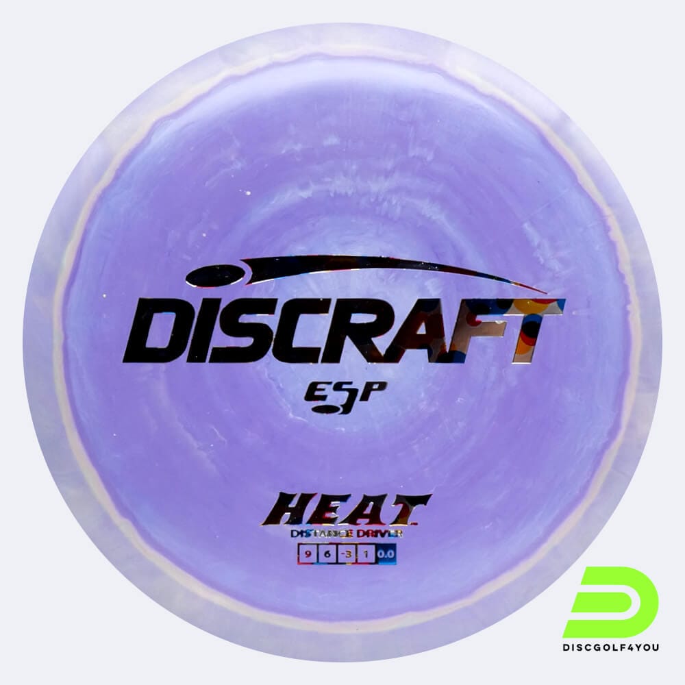 Discraft Heat in purple, esp plastic and burst effect