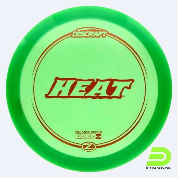 Discraft Heat in green, z-line plastic