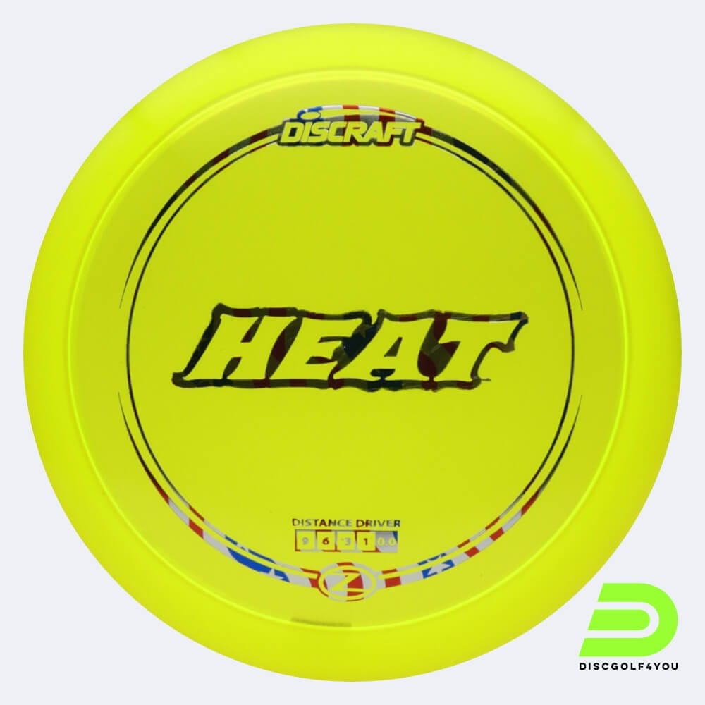 Discraft Heat in yellow, z-line plastic