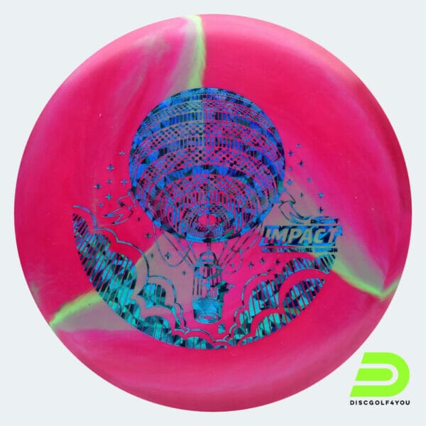 Discraft Impact 2023 Ledgestone Edition in rosa, im ESP Kunststoff und burst Spezialeffekt