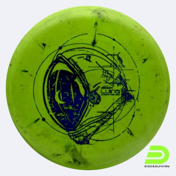 Discraft Luna Ledgestone 2022 Edition in green, jawbreaker plastic