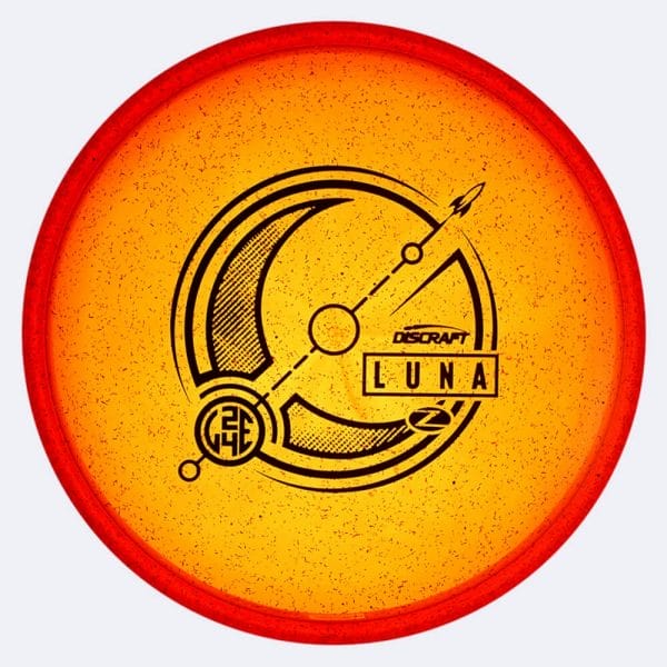 Discraft Luna Ledgestone 2024 Edition in orange, im Z Sparkle Kunststoff und ohne Spezialeffekt