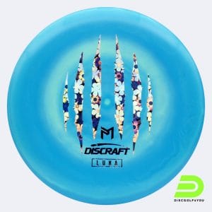 Discraft Luna - McBeth 6x Claw in blau, im ESP Kunststoff und burst Spezialeffekt