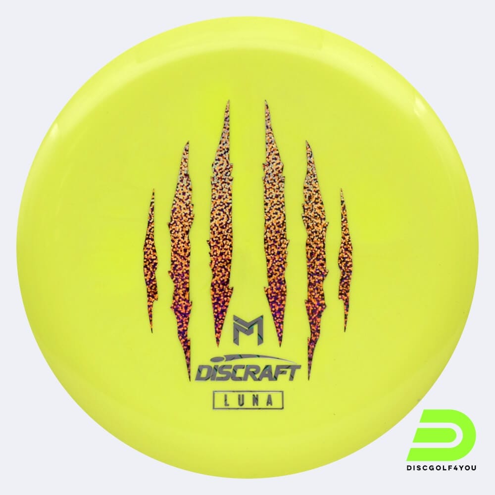 Discraft Luna - McBeth 6x Claw in gelb, im ESP Kunststoff und ohne Spezialeffekt