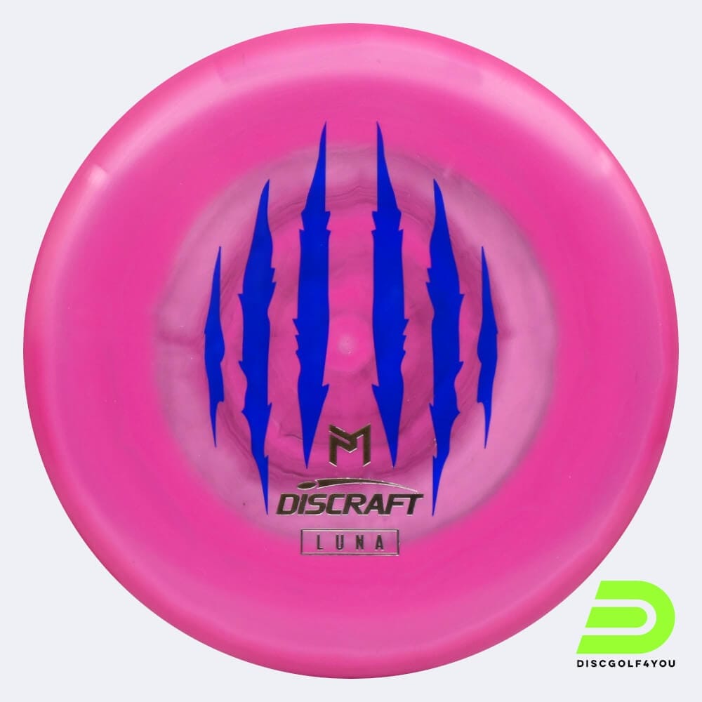 Discraft Luna - McBeth 6x Claw in rosa, im ESP Kunststoff und burst Spezialeffekt