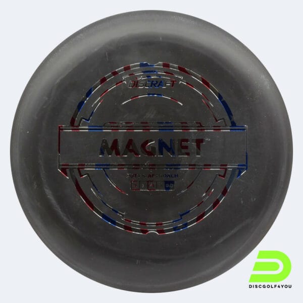 Discraft Magnet in black, putter line plastic