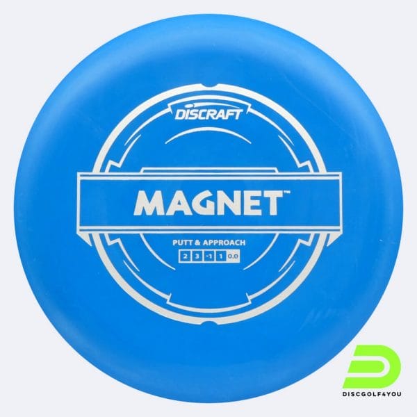 Discraft Magnet in blue, putter line plastic