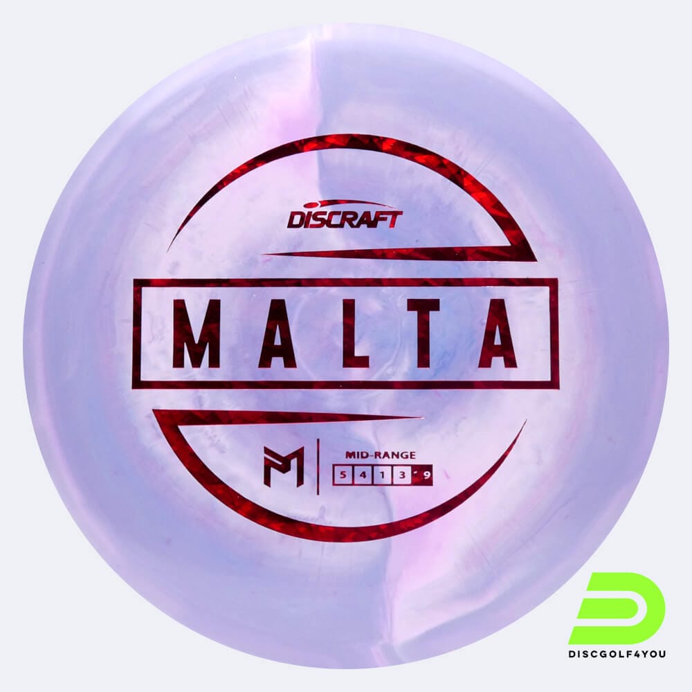 Discraft Malta - Paul McBeth Signature Series in violett, im ESP Kunststoff und burst Spezialeffekt