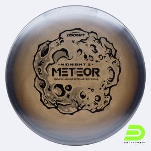 Discraft Meteor 2023 Ledgestone Edition in black, midnight z plastic