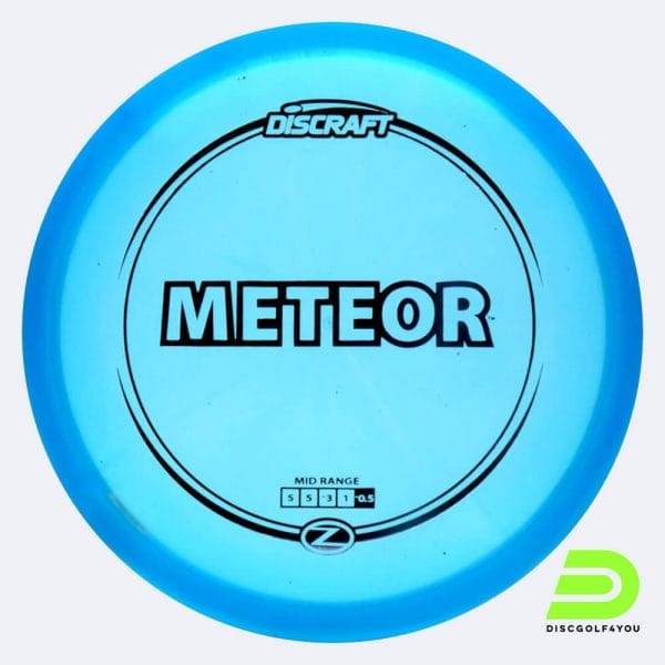 Discraft Meteor in blue, z-line plastic
