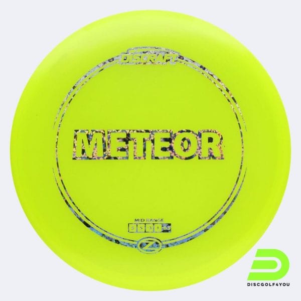 Discraft Meteor in yellow, z-line plastic
