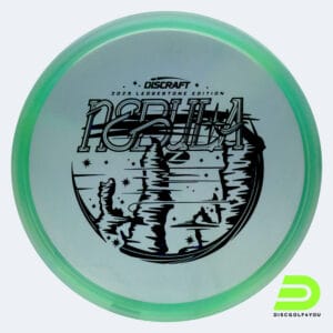 Discraft Nebula 2023 Ledgestone Edition in turquoise, z swirl plastic
