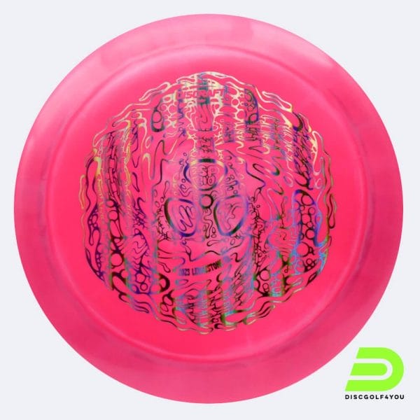Discraft Nuke 2023 Ledgestone Edition in pink, esp glo plastic