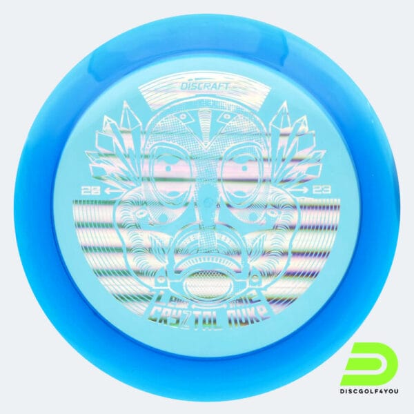 Discraft Nuke 2023 Ledgestone Edition in blue, crystal plastic