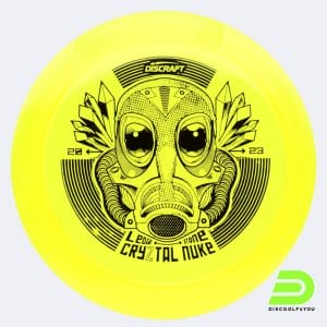 Discraft Nuke 2023 Ledgestone Edition in gelb, im Crystal Kunststoff und ohne Spezialeffekt