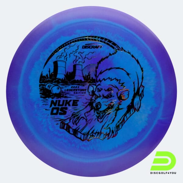 Discraft Nuke OS 2023 Ledgestone Edition in rosa, im ESP Kunststoff und burst Spezialeffekt