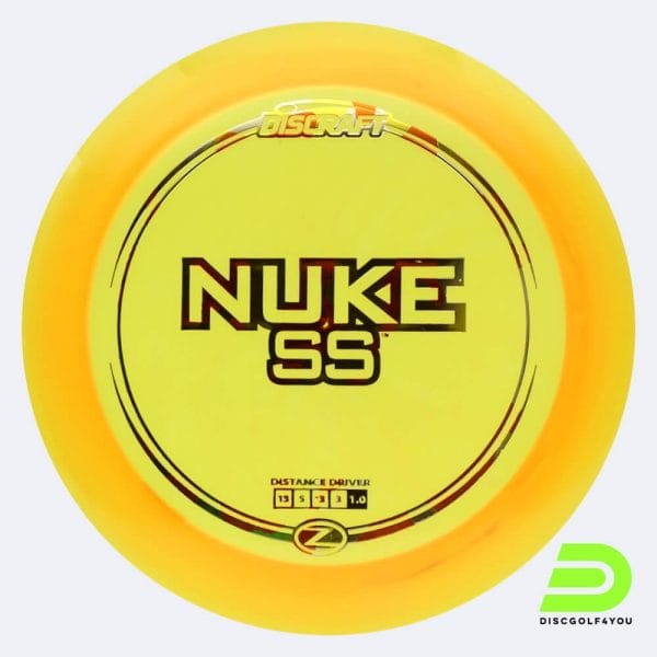 Discraft Nuke SS in classic-orange, z-line plastic