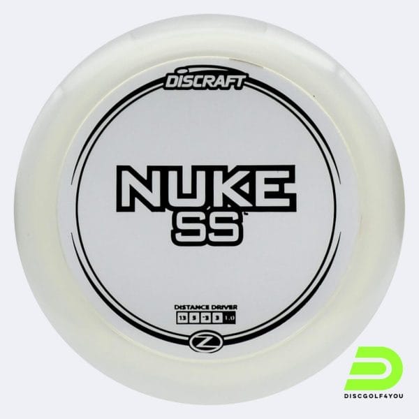 Discraft Nuke SS in crystal-clear, z-line plastic