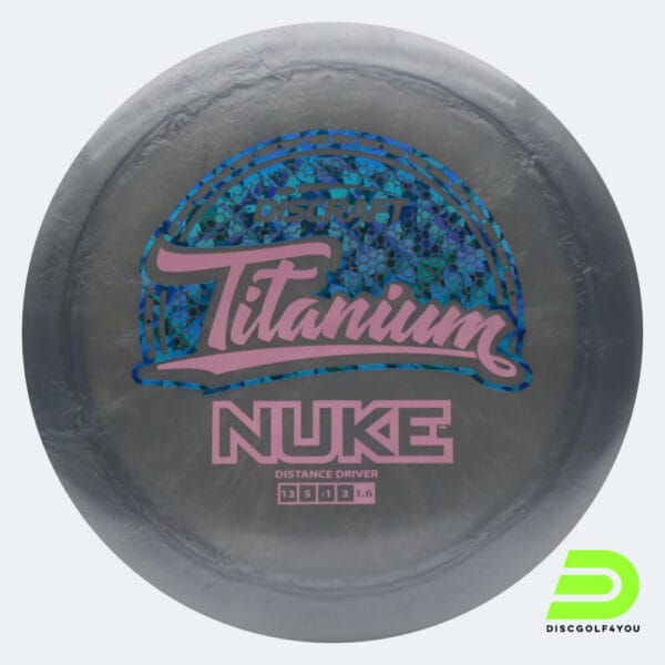 Discraft Nuke in silber, im Titanium Kunststoff und ohne Spezialeffekt