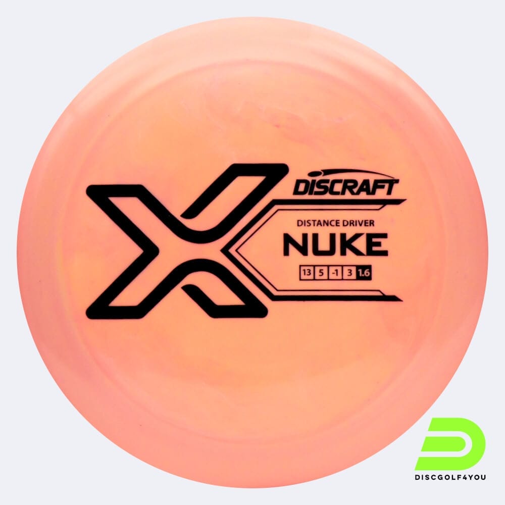 Discraft Nuke in pink, x-line plastic