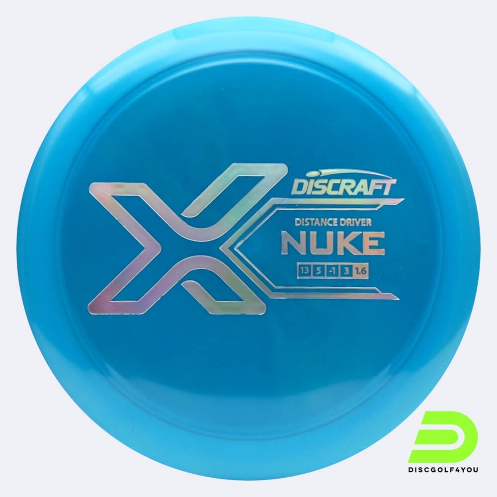 Discraft Nuke in turquoise, x-line plastic