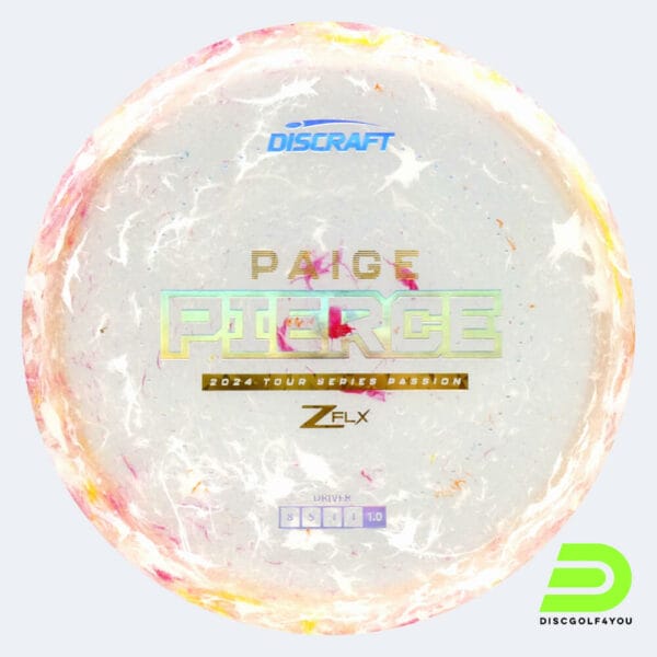 Discraft Passion - Paige Pierce Tour Series in weiss, im Jawbreaker Z FLX Kunststoff und ohne Spezialeffekt