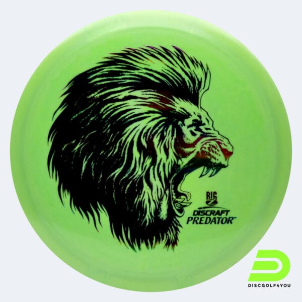 Discraft Predator in hellgrün, im Big Z Kunststoff und ohne Spezialeffekt