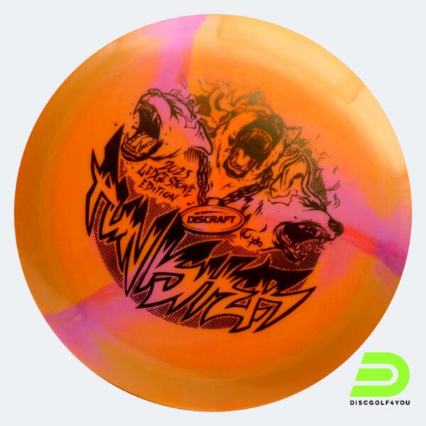 Discraft Punisher 2023 Ledgestone Edition in classic-orange, esp plastic and burst effect