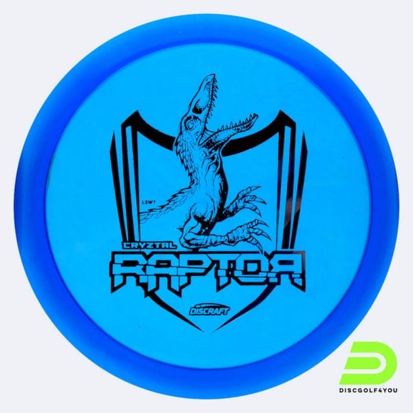 Discraft Raptor in blau, im Cryztal Kunststoff und ohne Spezialeffekt