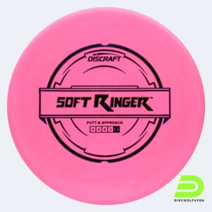 Discraft Ringer in rosa, im Soft Putter Line Kunststoff und ohne Spezialeffekt