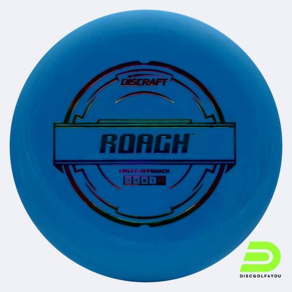 Discraft Roach in blue, putter line plastic